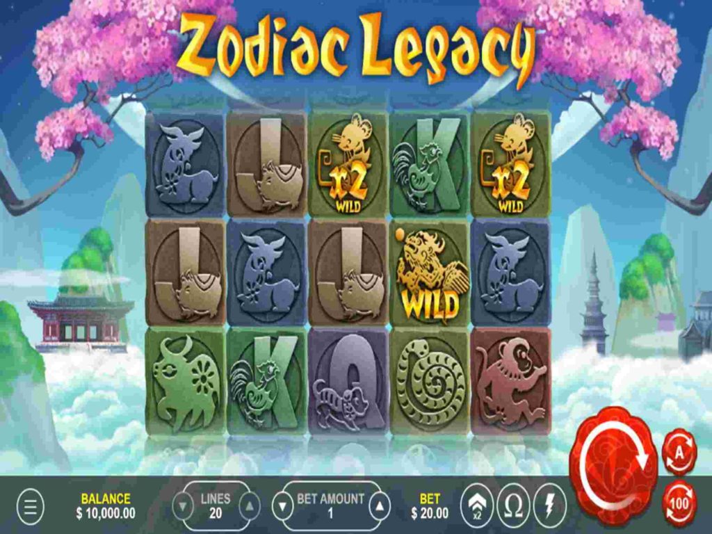 Majagames หน้าเกมสล็อต Zodiac legacy ออนไลน์